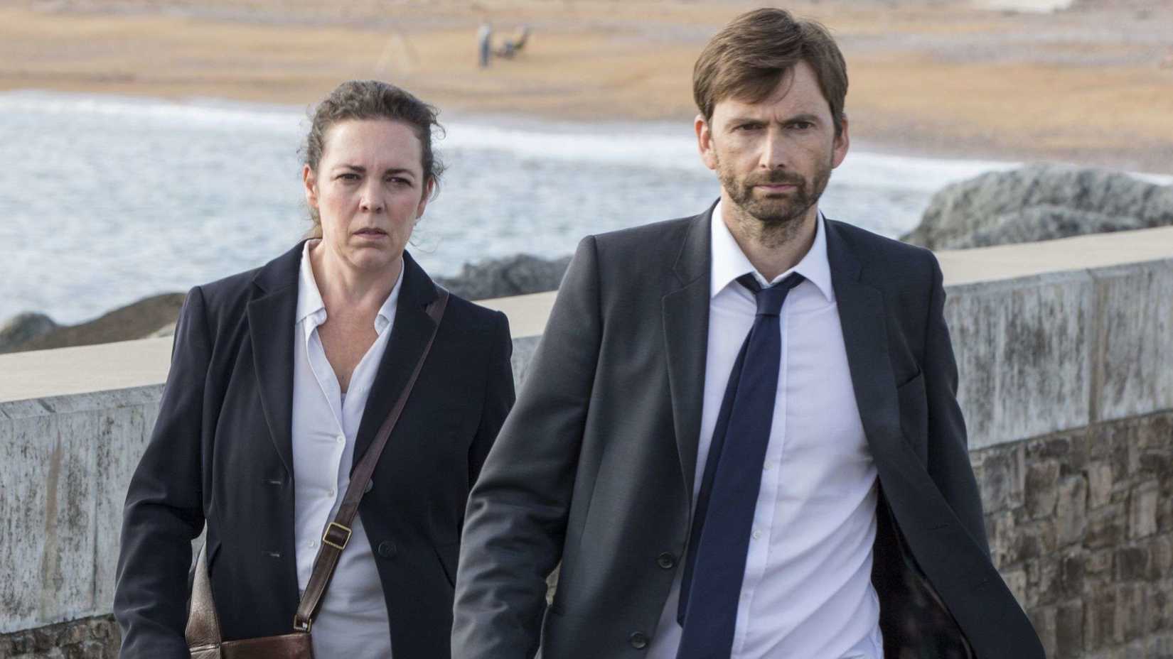 Olivia Colman and David Tennant in Broadchurch