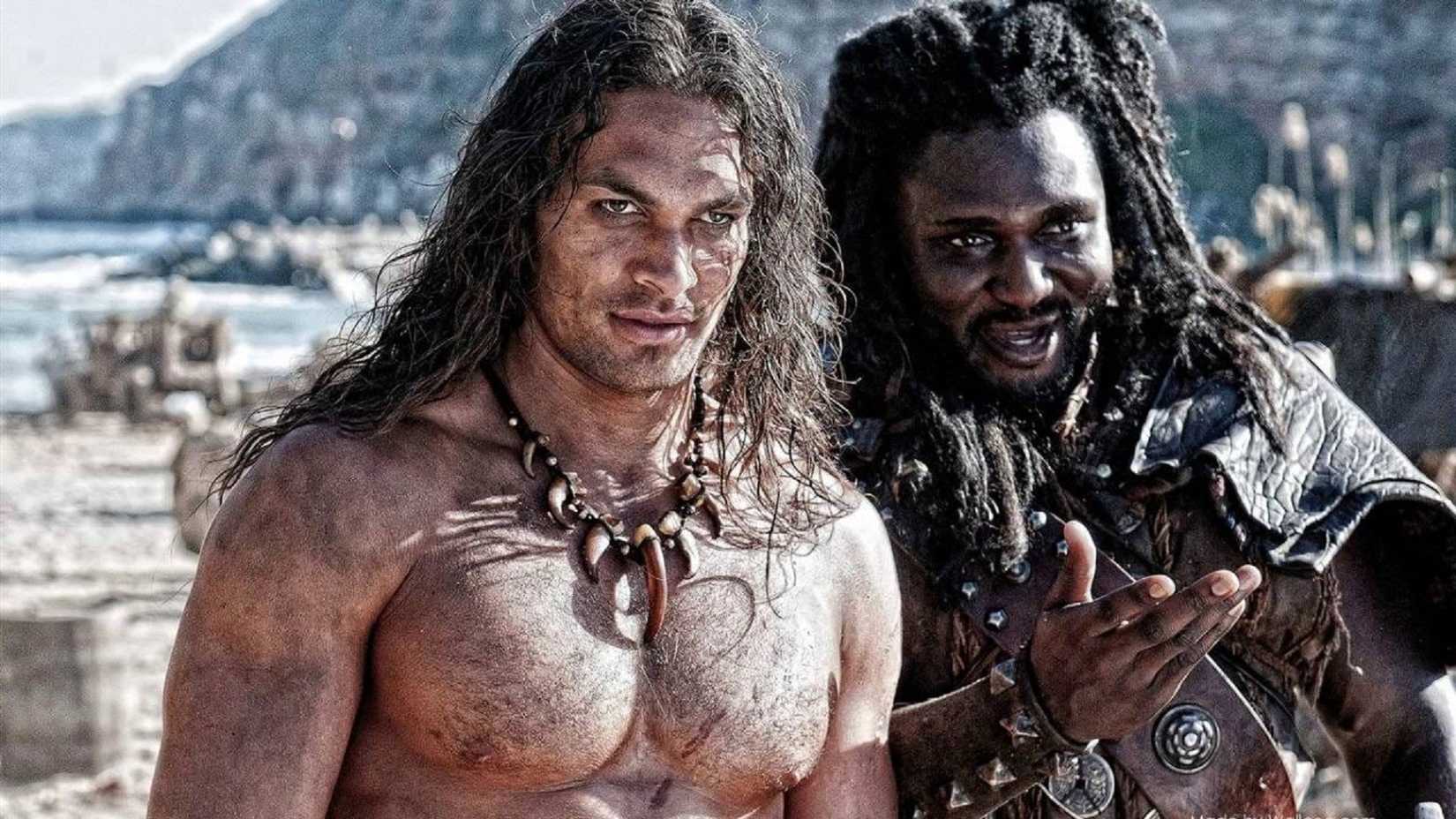 Jason Momoa as Conan in Conan the Barbarian