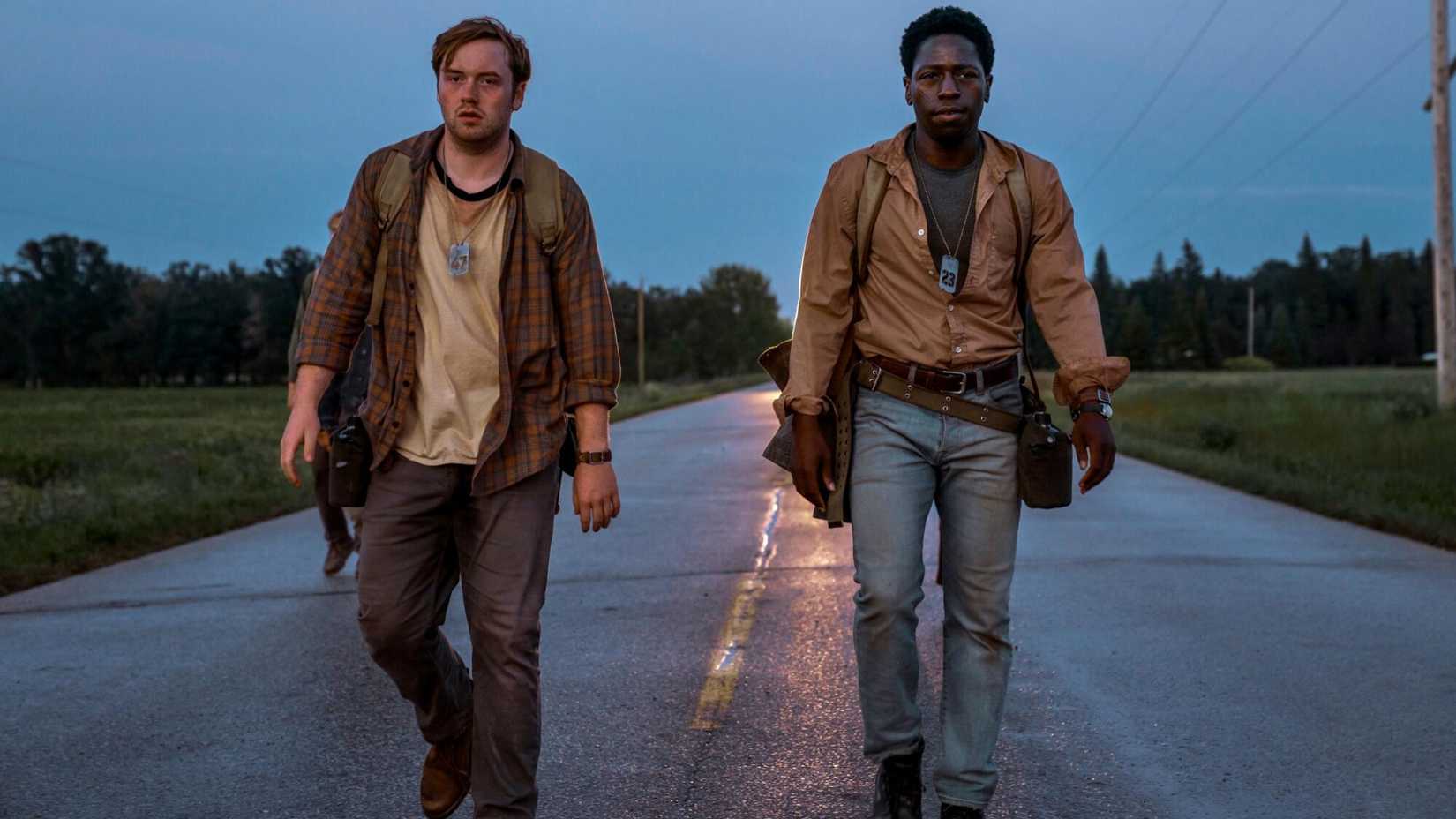 Cooper Hoffman & David Jonsson in The Long Walk