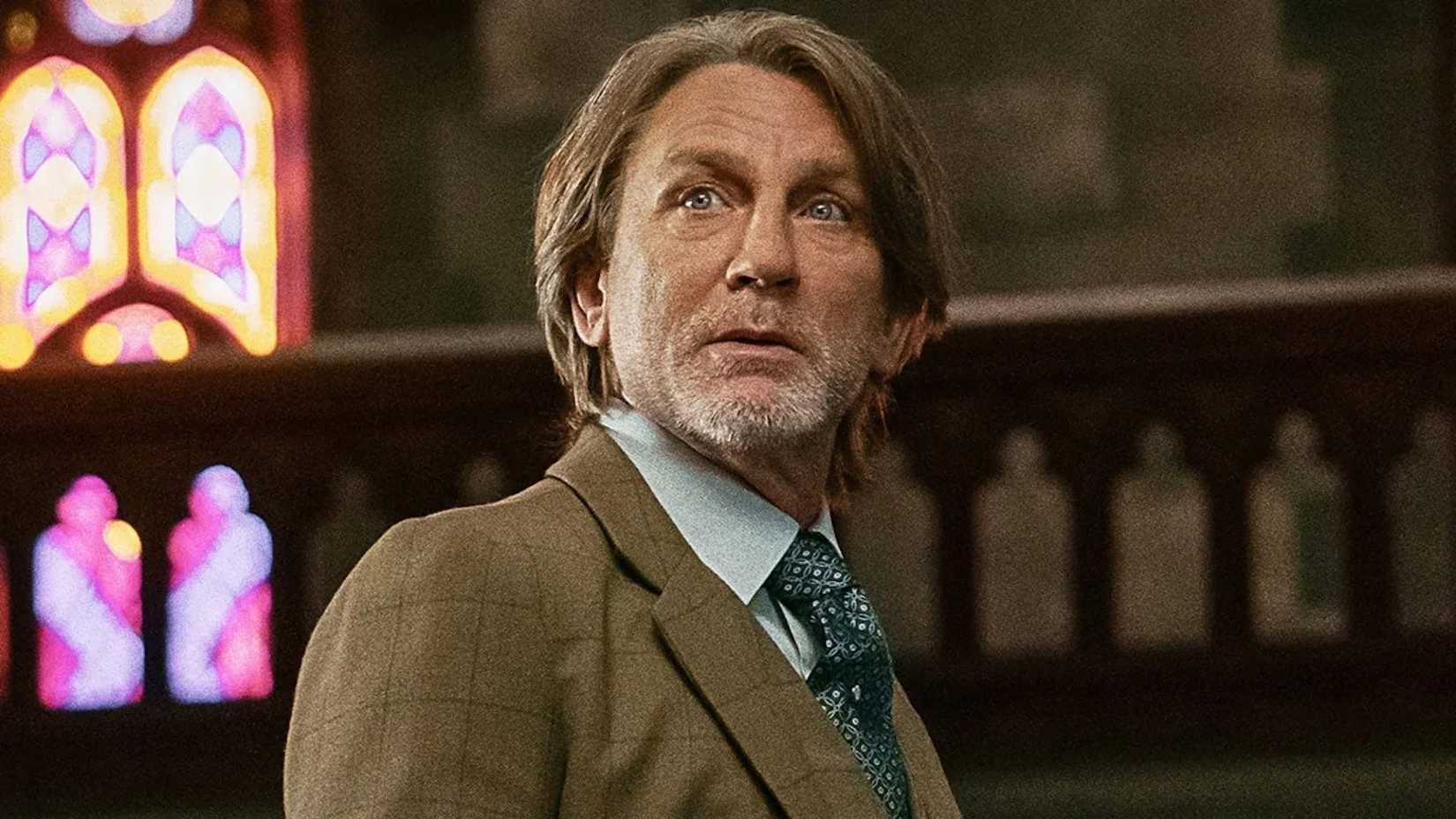 Daniel Craig as Benoit Blanc in Wake Up Dead Man: A Knives Out Mystery