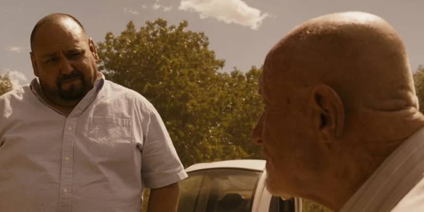 Dr Barry Goodman informs Hank about the death of Gus in Breaking Bad