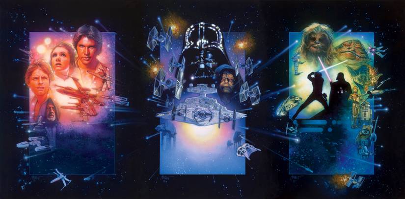 Drew Struzan Star Wars trilogy posters