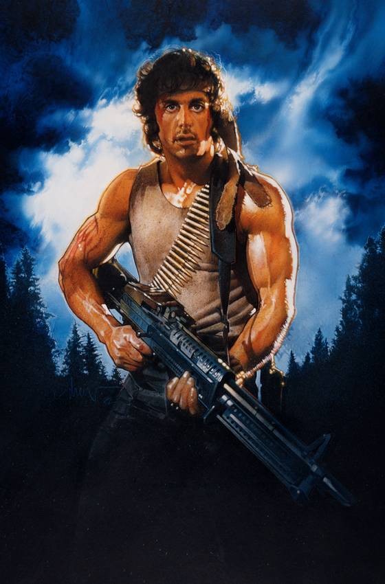 First Blood Poster by Drew Struzan