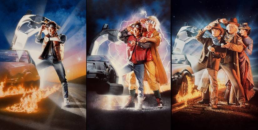 Back to the Future 1, 2, and 3 posters by Drew Struzan