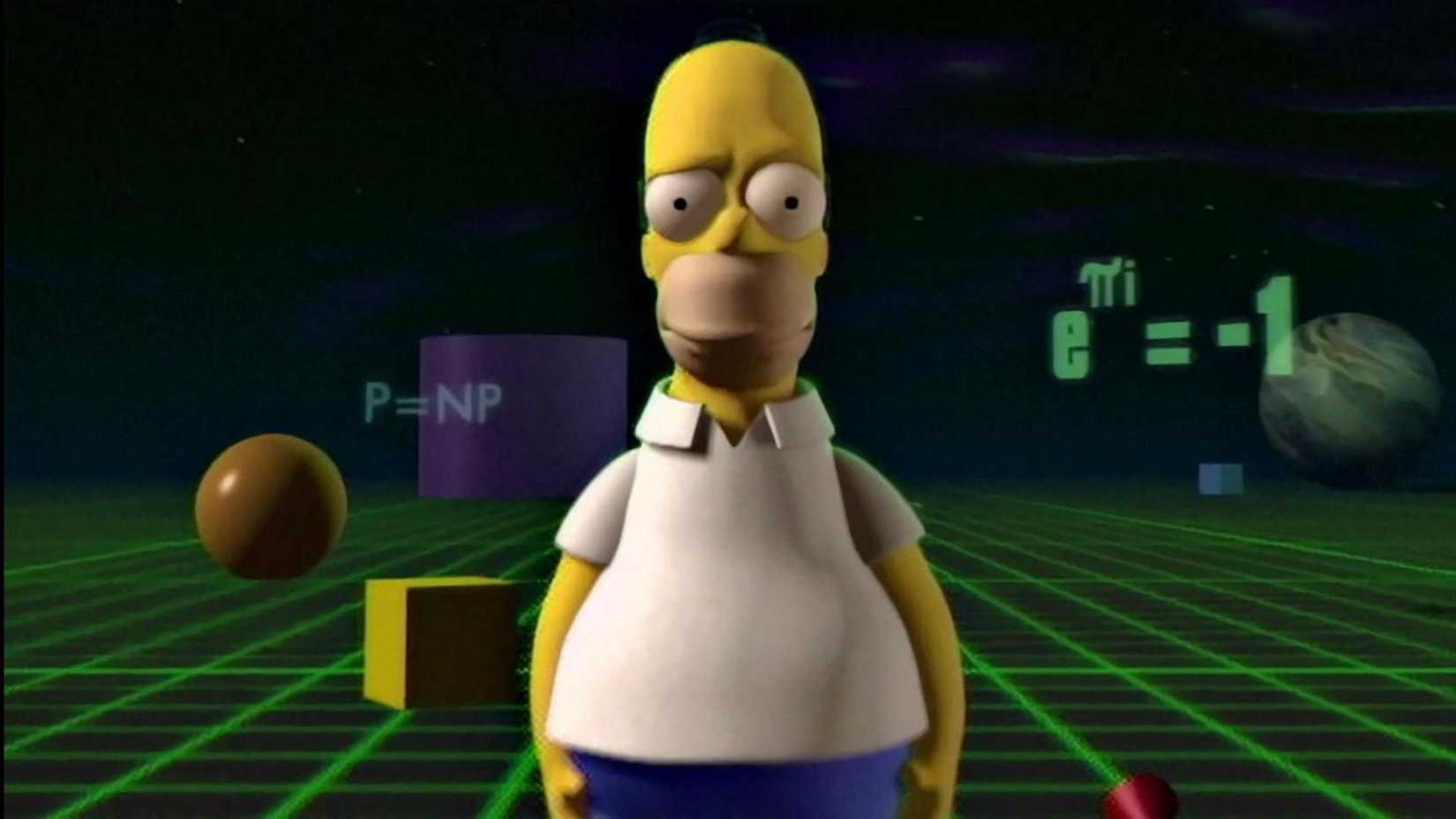 A CGI Homer Simpson in "Treehouse of Horror VI" on The Simpsons