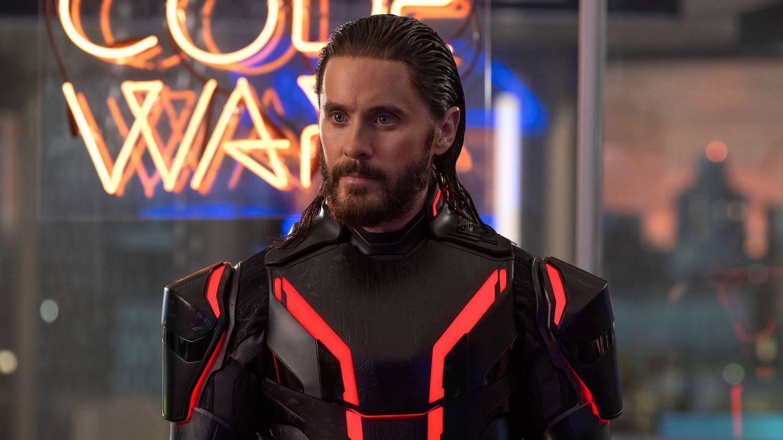 Jared Leto as Ares in Tron: Ares