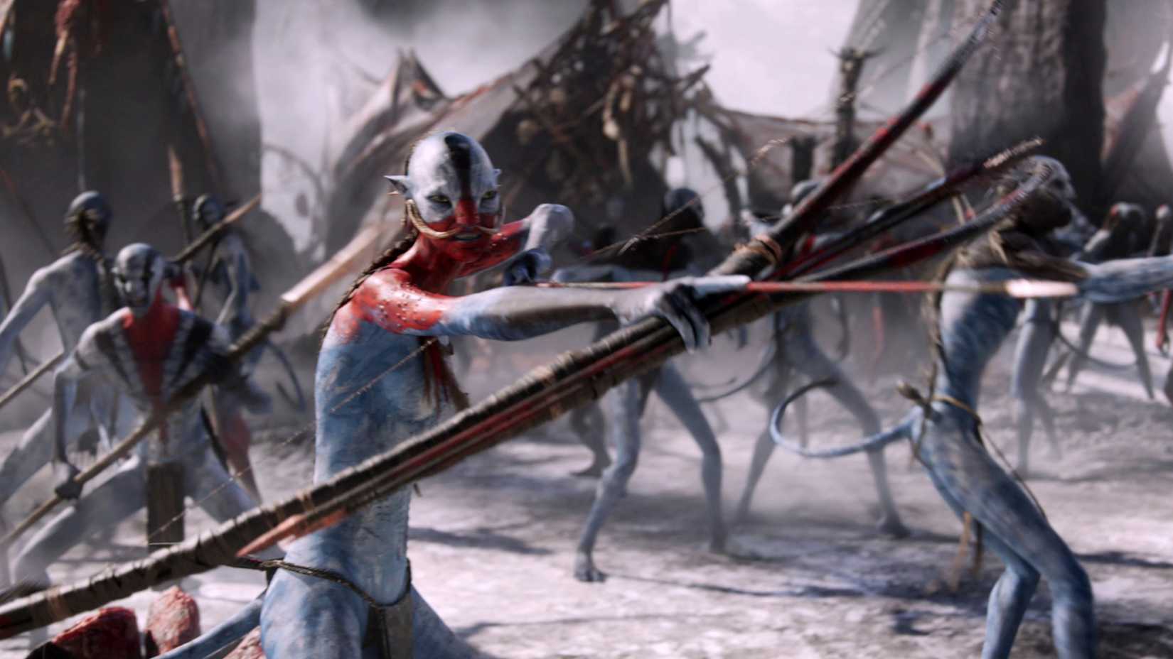 The Ash People fight in Avatar: Fire and Ash