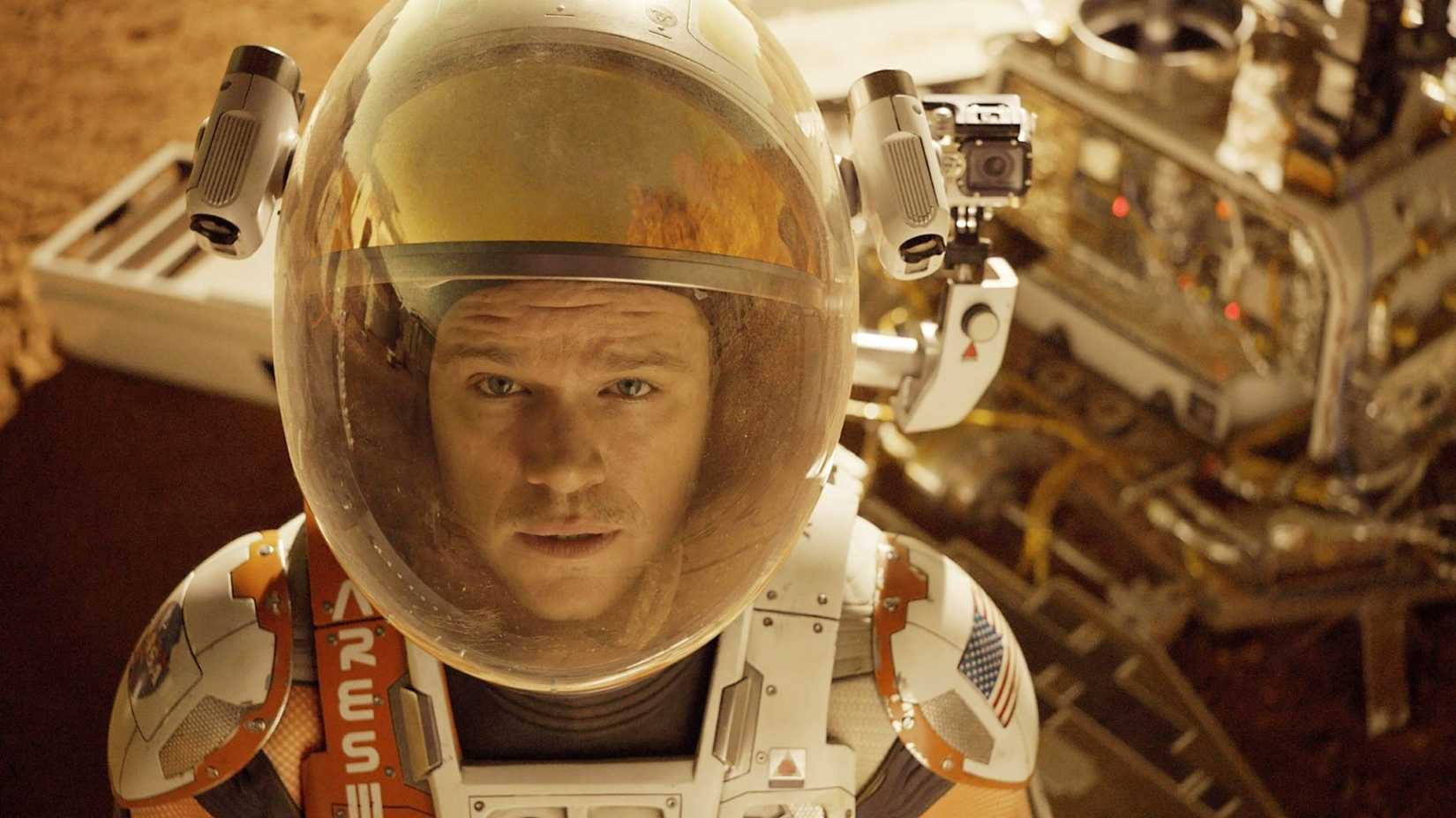 Matt Damon stars in the sci-fi epic The Martian