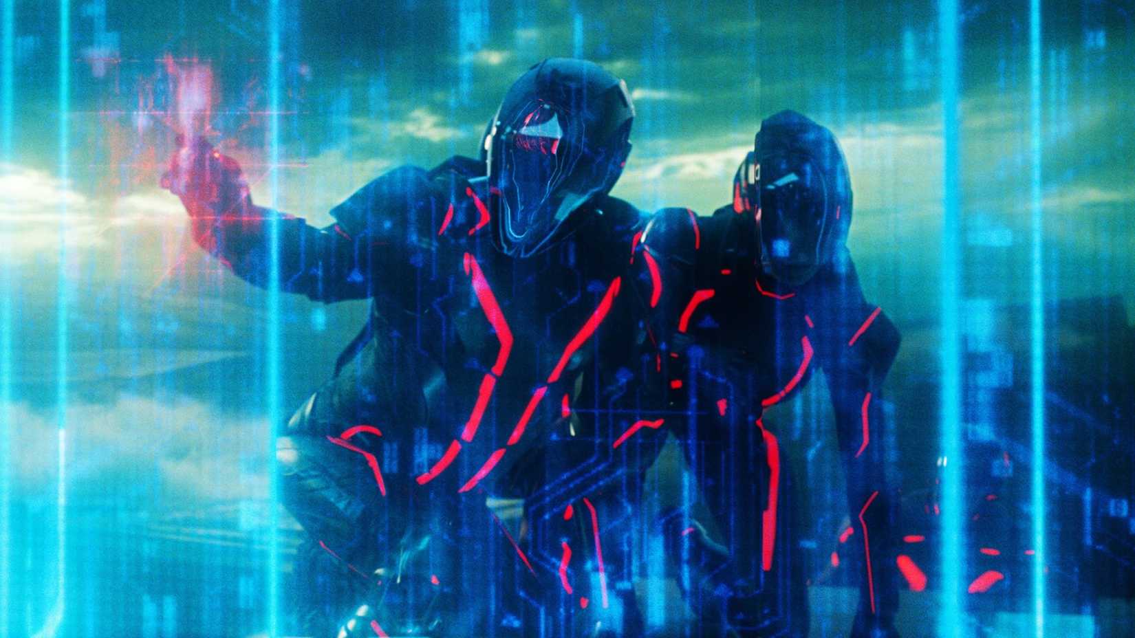 Still from Tron: Ares.