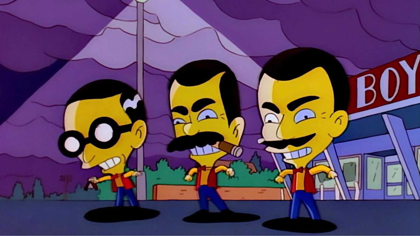 The Pep Boys come to life in The Simpsons' "Treehouse of Horror VI"