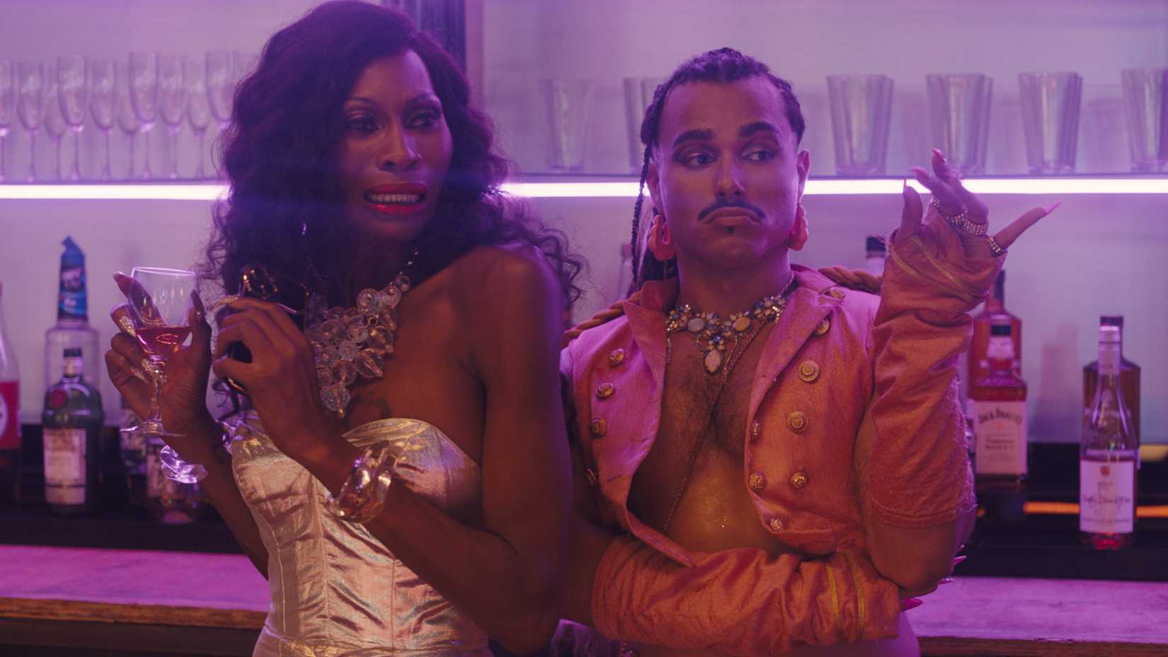 Dominique Jackson and Tomas Matos in Tina Romero's 'Queens of the Dead'