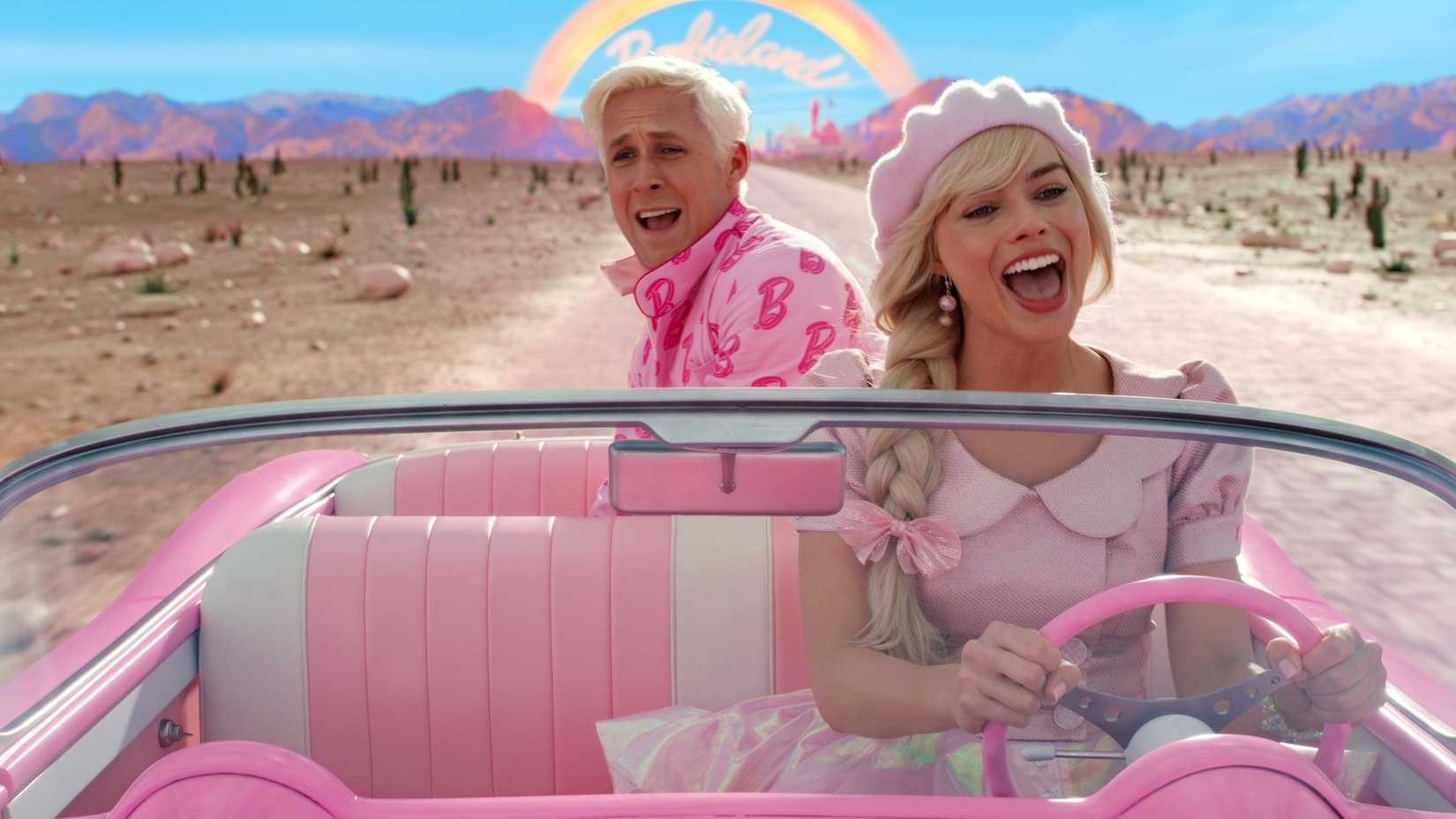 Ryan Gosling's Ken and Margot Robbie's titular doll in Barbie