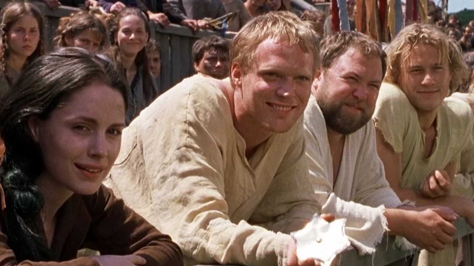 the cast of a knight's tale watch a tournament