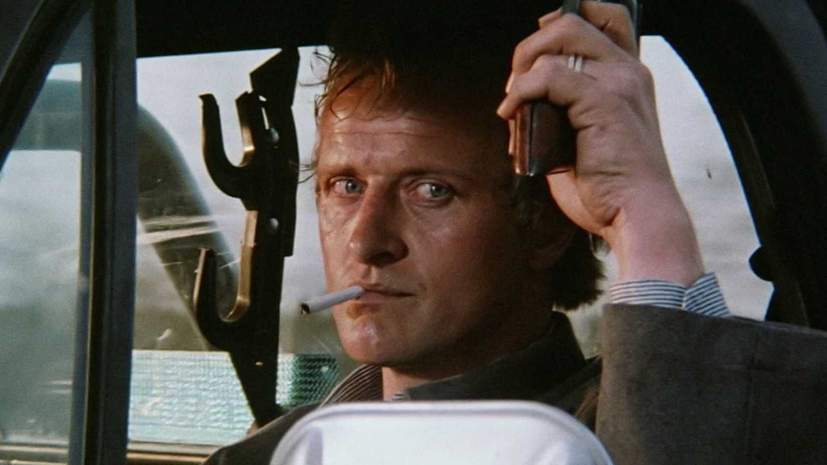 Rutger Hauer in The Hitcher