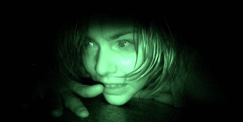 Final scene from the found footage movie [Rec] (2007)
