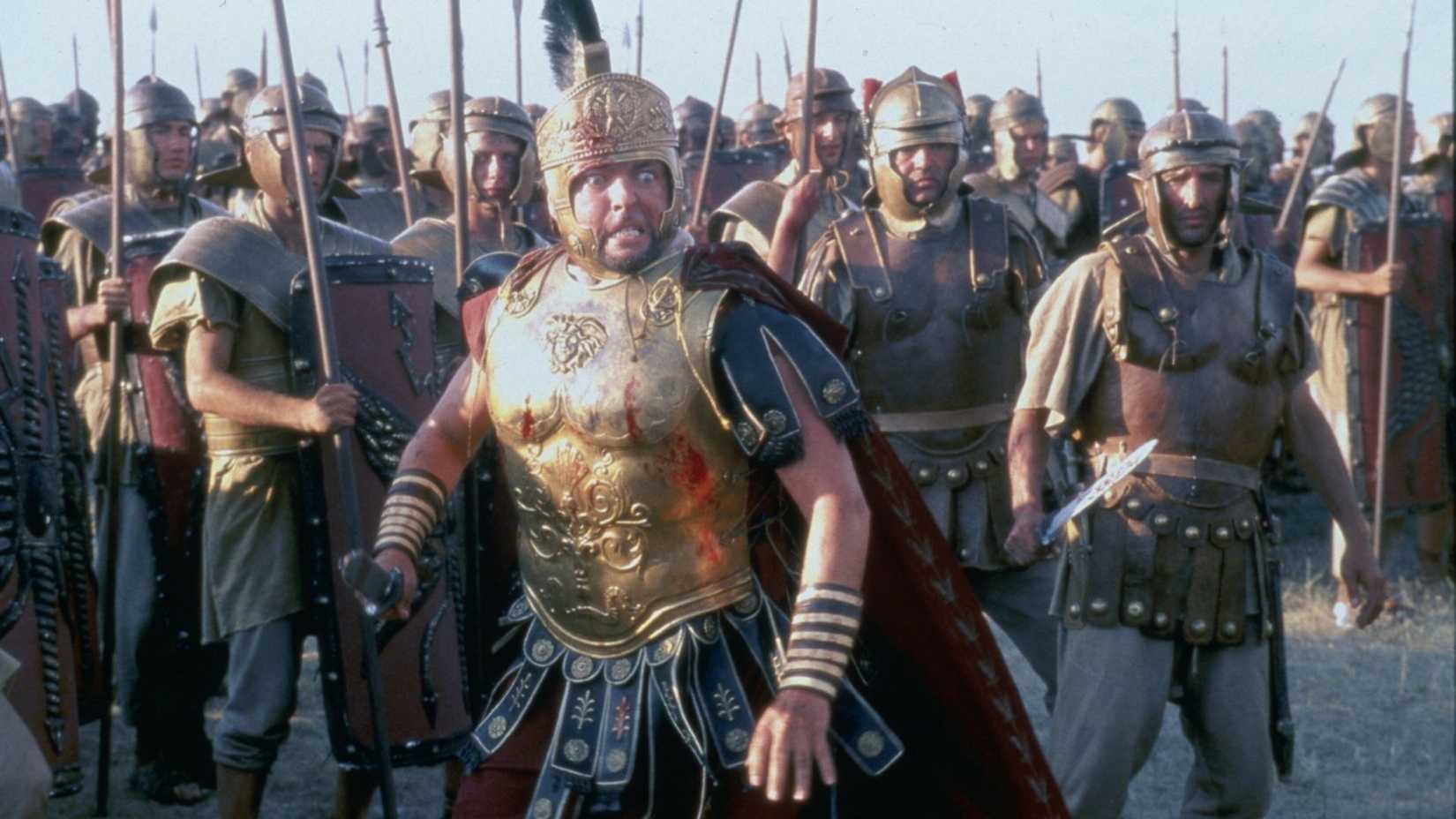 Romans ready to go to war in the 2004 Spartacus miniseries