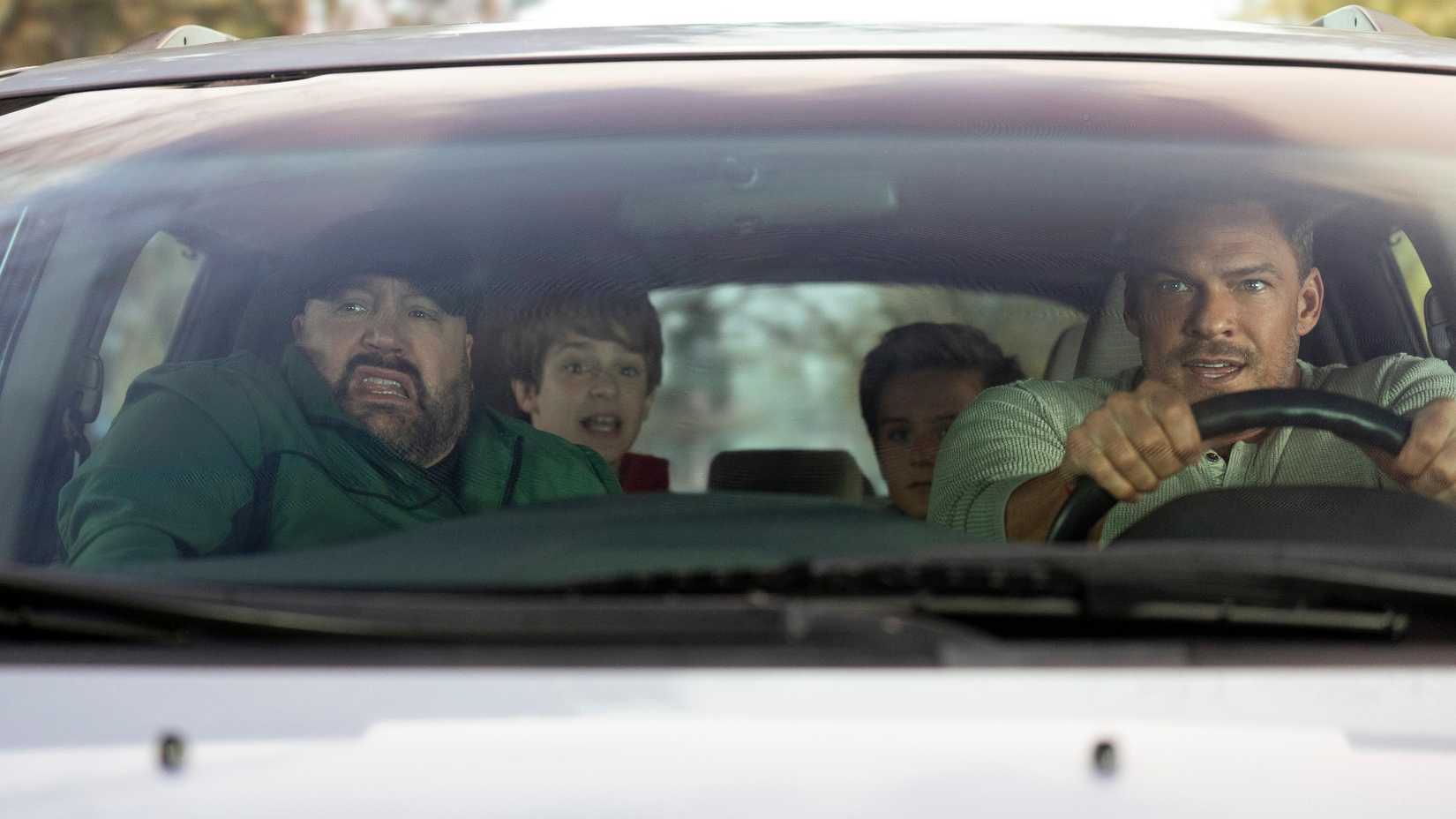 A car chase scene from the movie Playdate