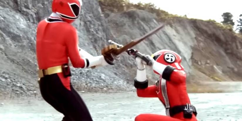A scene from Clash of the Red Rangers