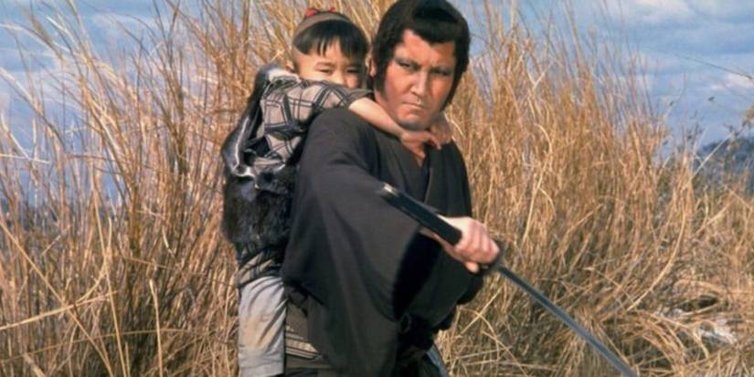 A scene from the Lone Wolf and Cub TV show