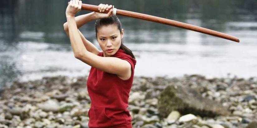 A scene from the series, Samurai Girl (2006)