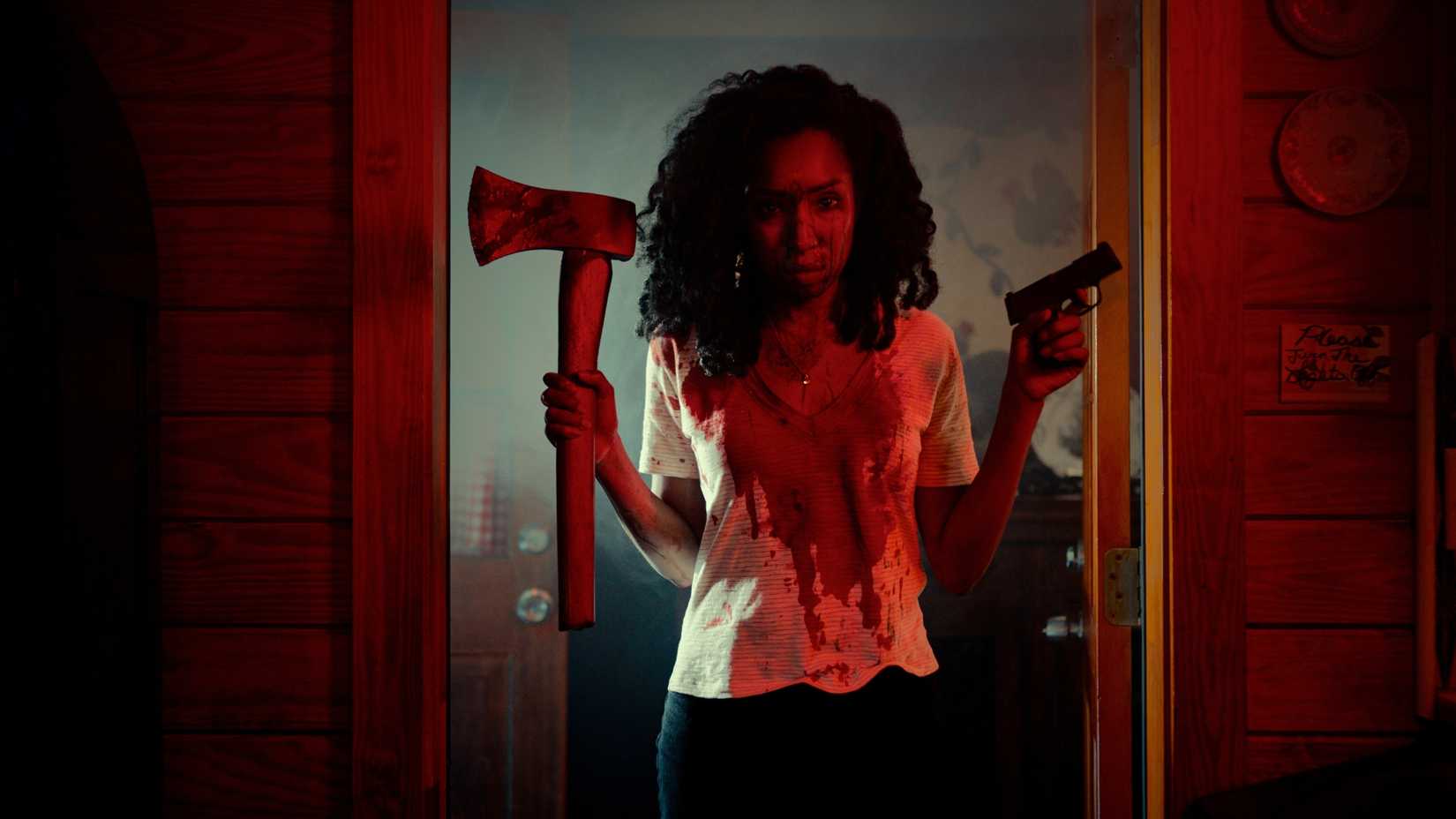 Andrea Laing as Zoe in Adult Swim Yule Log