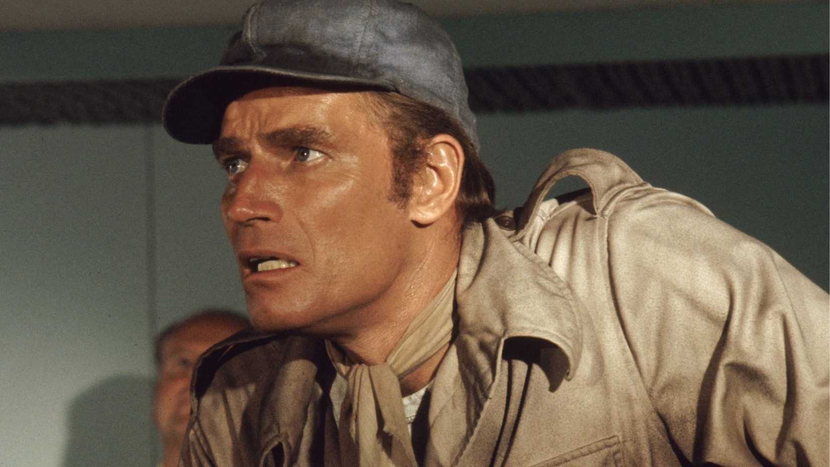 Charlton Heston as Detective Thorn in Soylent Green