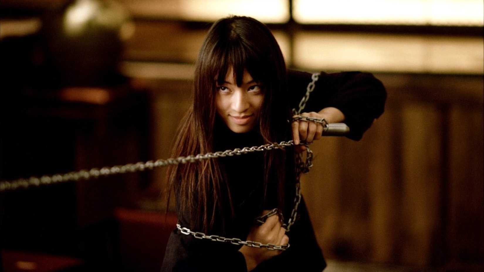 Chiaki Kuriyama as Gogo Yubari in Kill Bill: Volume 1