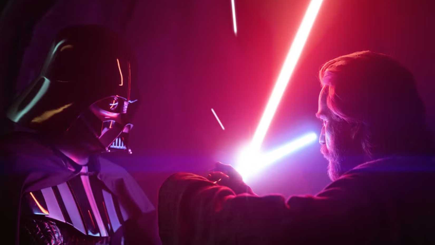 Ewan McGregor and Hayden Christensen in Obi-Wan Kenobi 