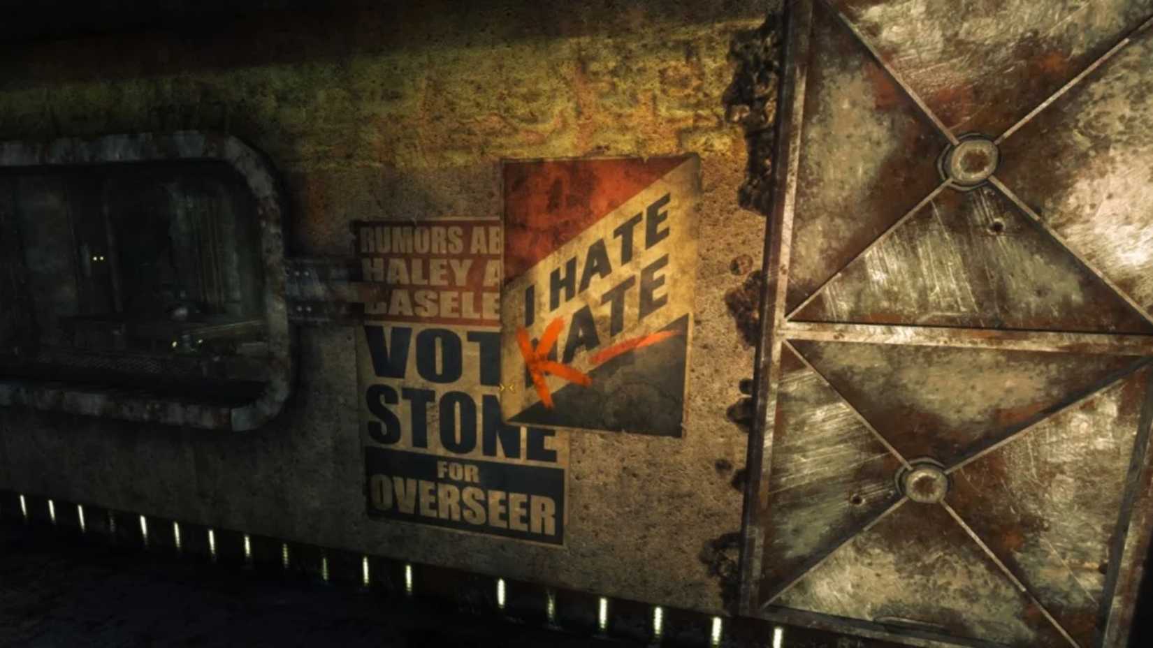 Posters are displayed in Vault 11 in Fallout: New Vegas