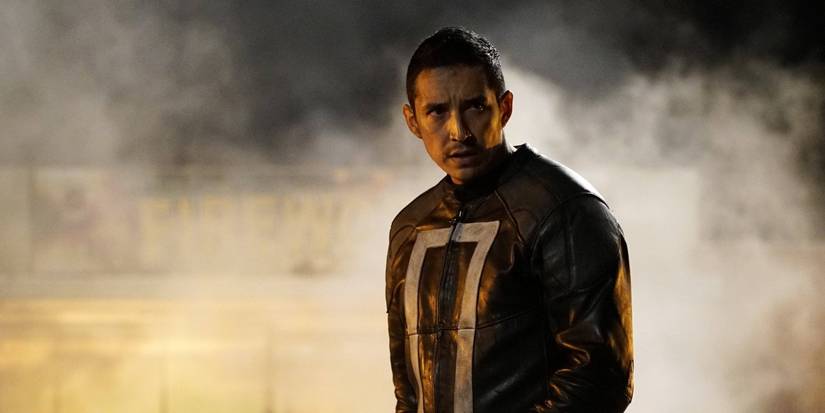 Gabriel Luna as Robbie Reyes  Ghost Rider in Agents of S.H.I.E.L.D. 