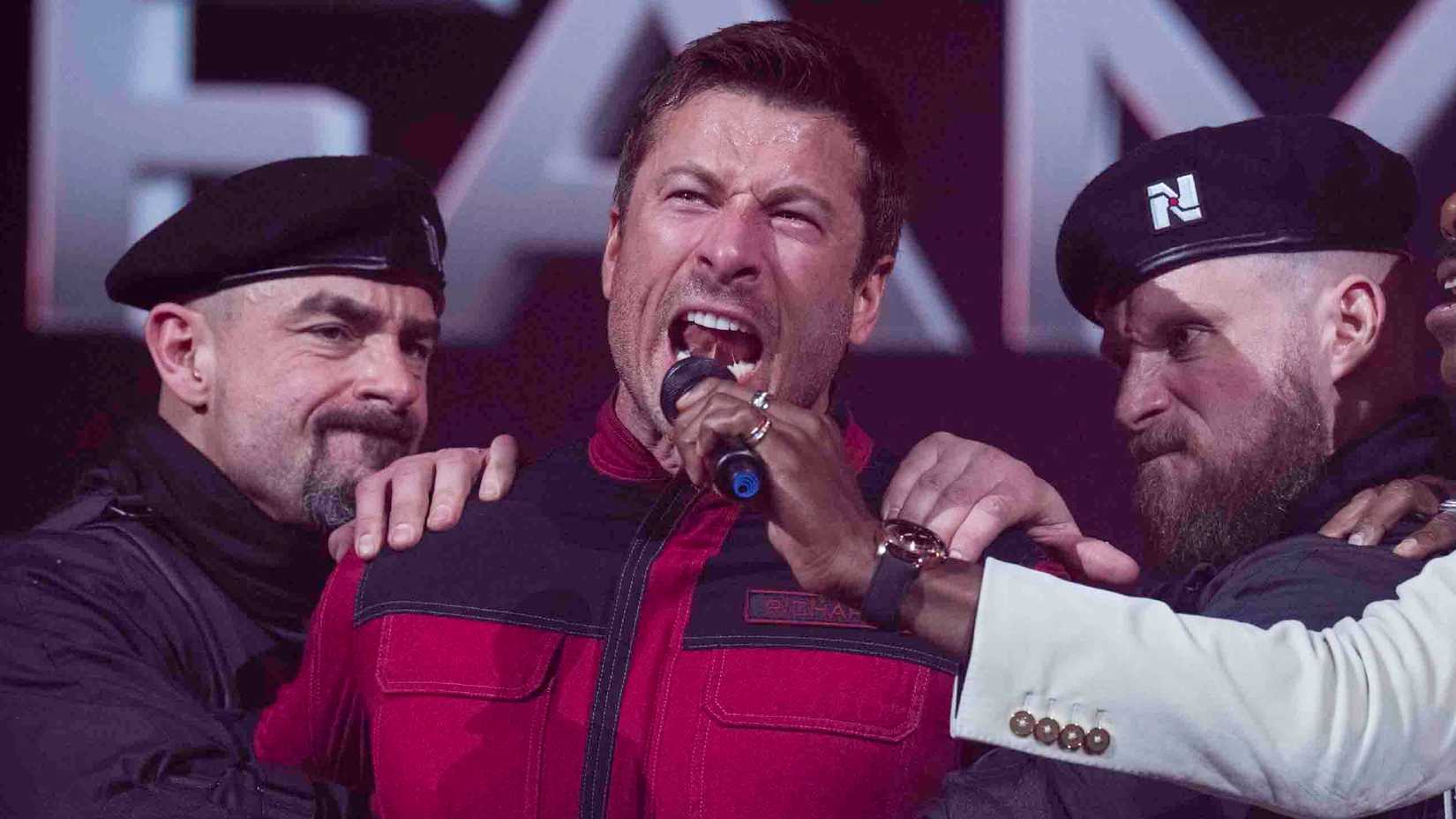 Glen Powell in The Running Man 