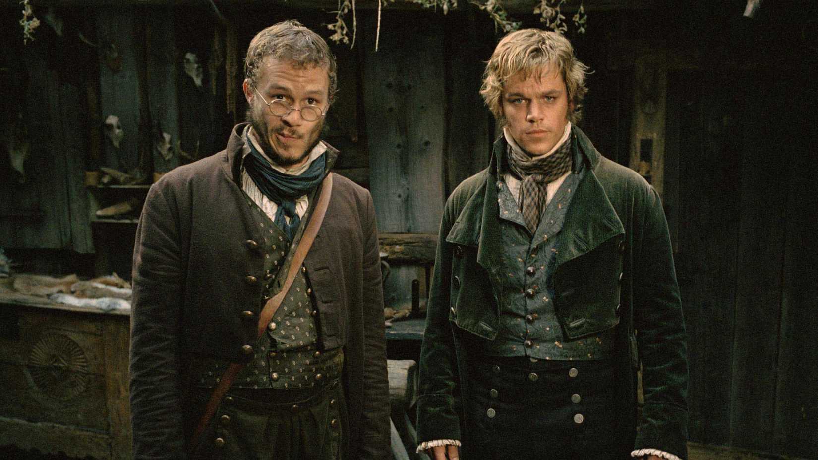 Heath Ledger and Matt Damon in The Brother's Grimm dark fantasy action streaming success Netflix