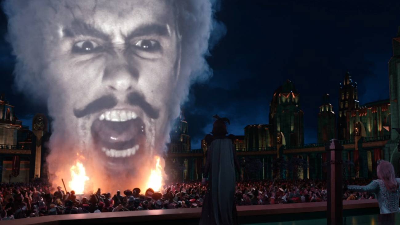 James Franco Oz the Great and Powerful fireworks scene