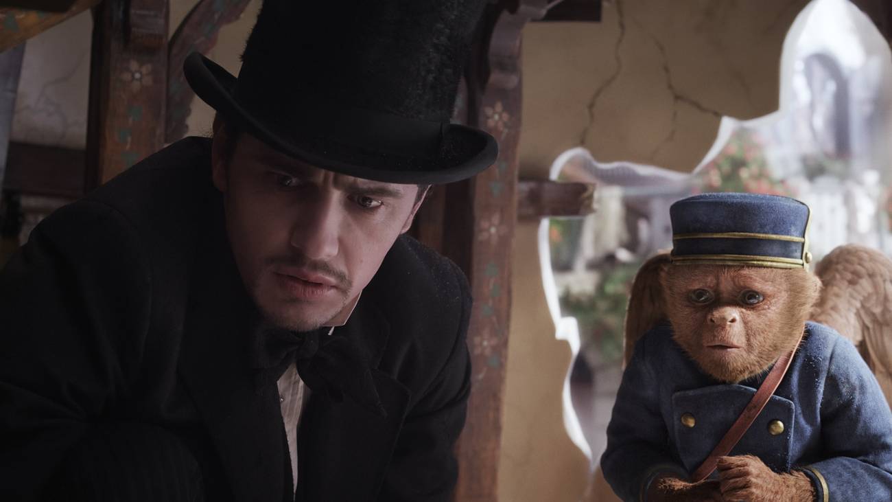 James Franco Zach Braff Finley Oz the Great and Powerful