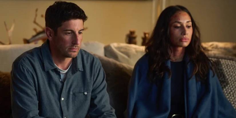Jason Biggs and Meaghan Rath in Untitled Home Invasion Romance