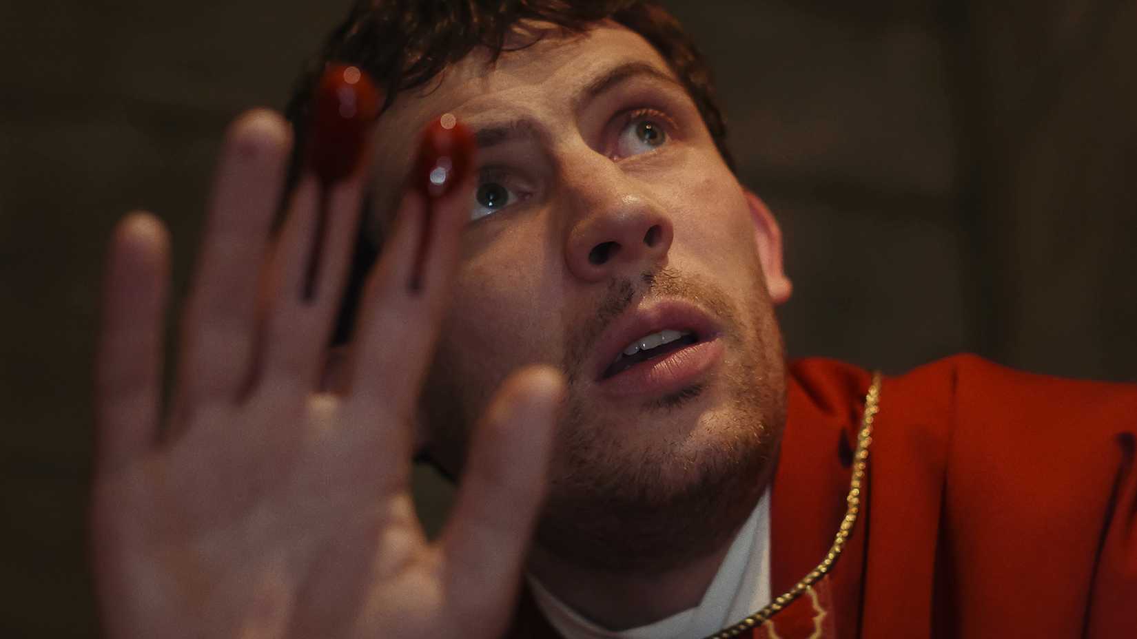 Josh O'Connor in Wake Up Dead Man: A Knives Out Mystery