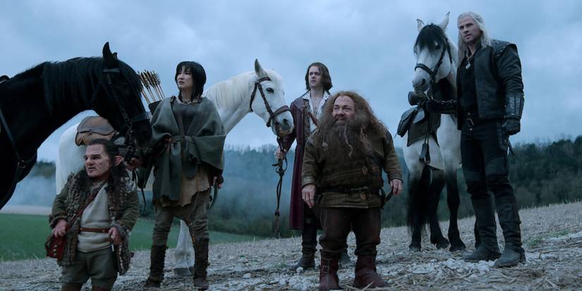 Liam Hemsworth in a scene from The Witcher Season 4