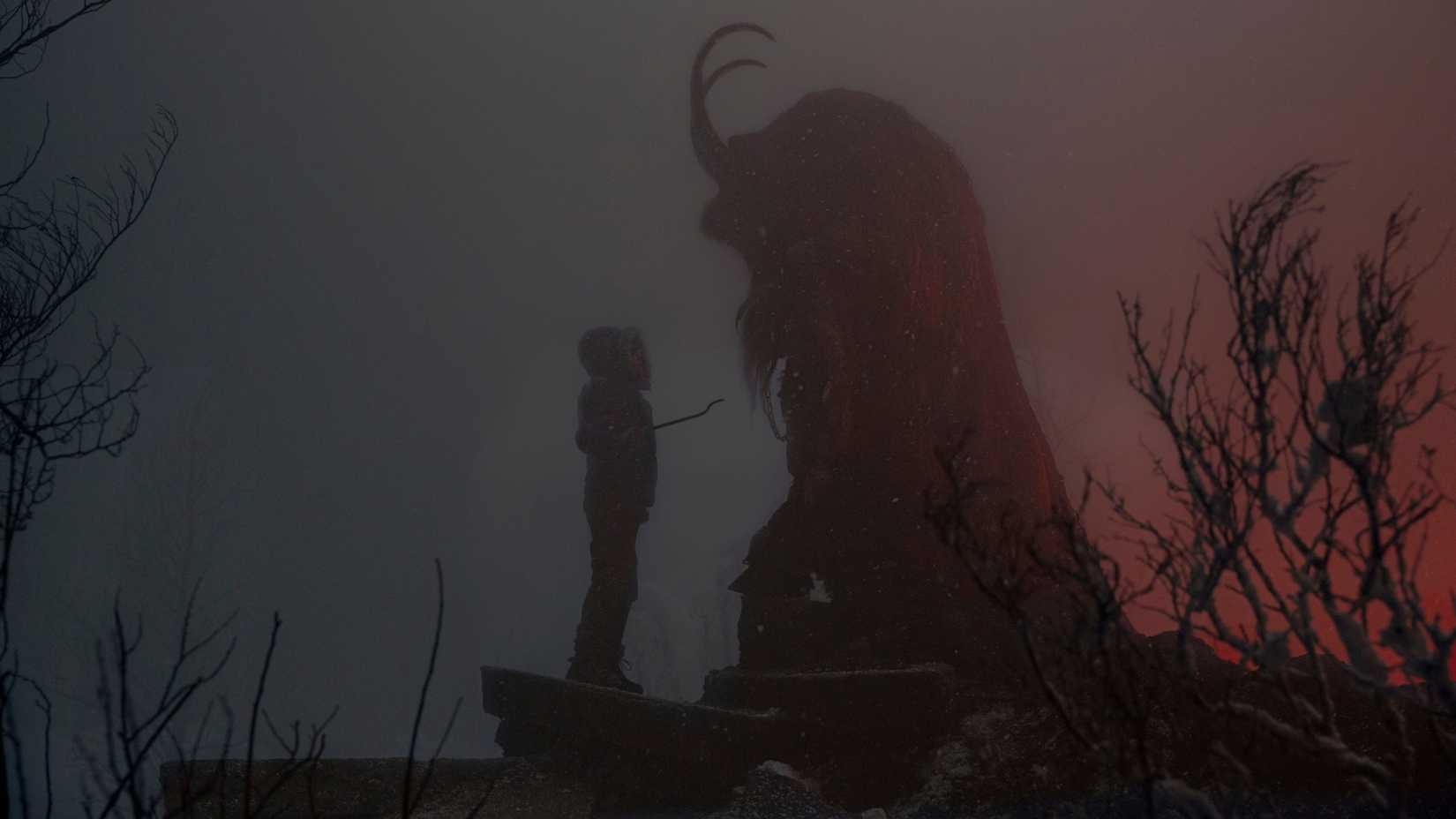 Luke Hawker and Emjay Anthony in Krampus