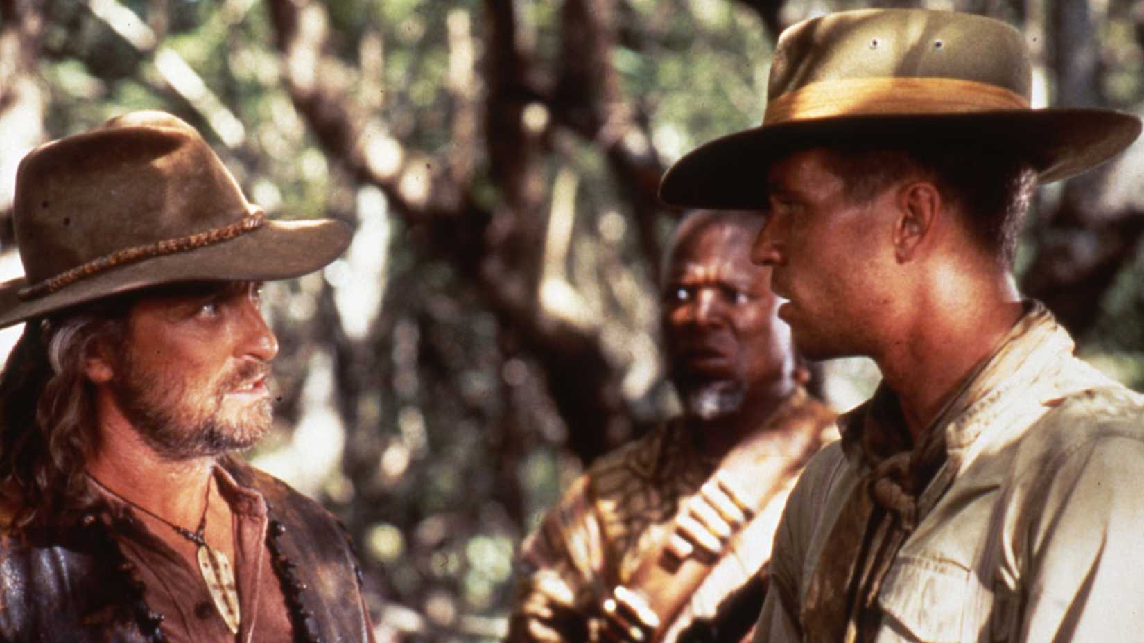 Michael Douglas & Val Kilmer in The Ghost and the Darkness