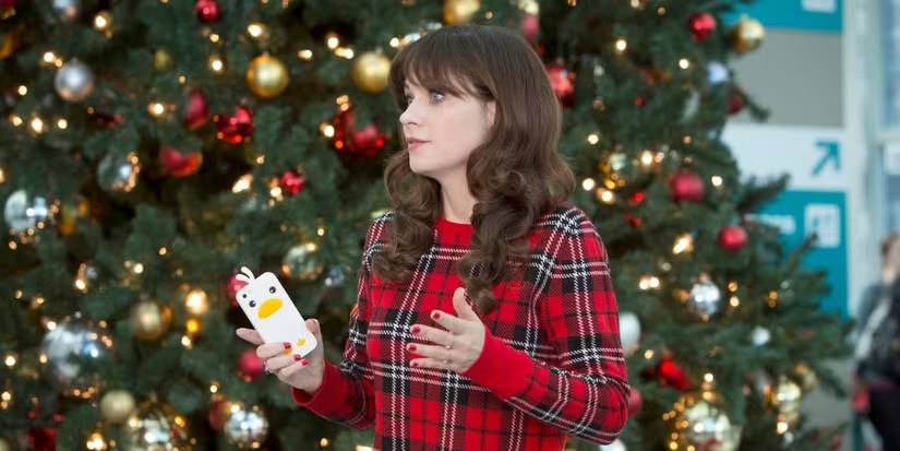 Jess in New Girl's Christmas episode "LAXmas"
