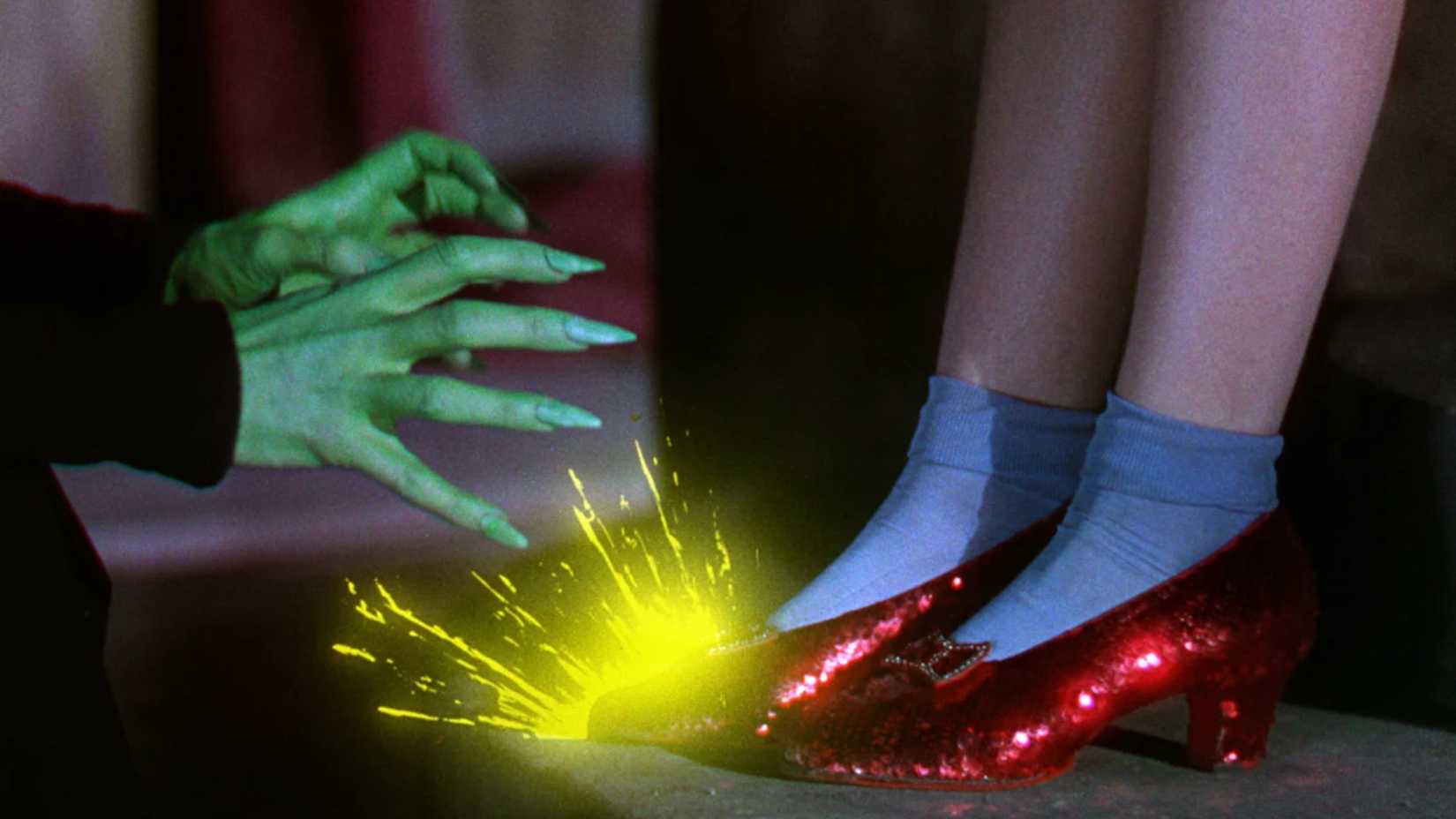 Ruby slippers Wizard of Oz