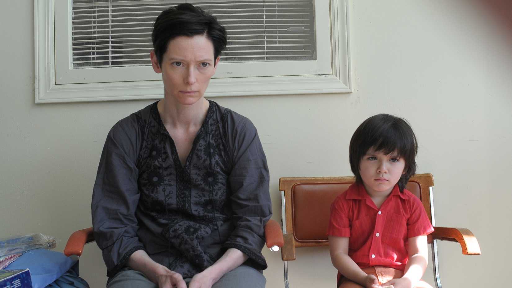 Tilda Swinton and Rock Duer in We Need to Talk About Kevin