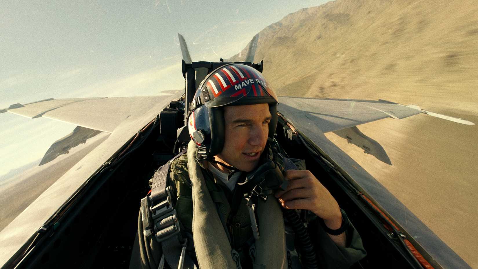 Tom Cruise as Capt. Pete 'Maverick' Mitchell in Top Gun: Maverick