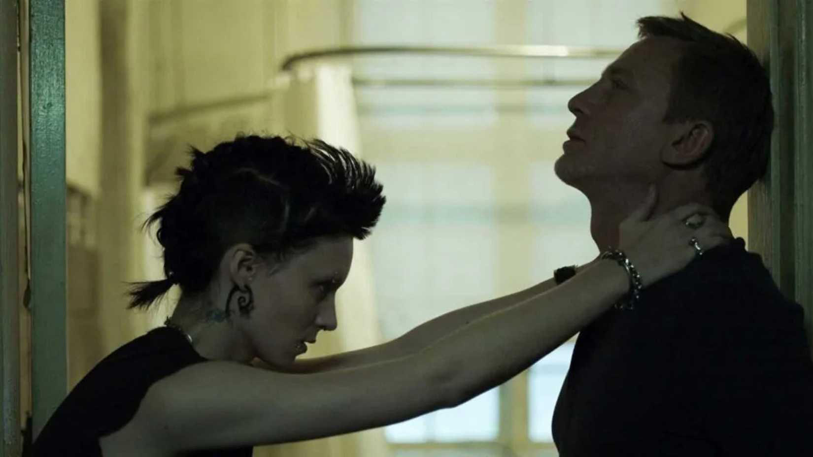 Rooney Mara and Daniel Craig in 'The Girl with the Dragon Tattoo' (2011)