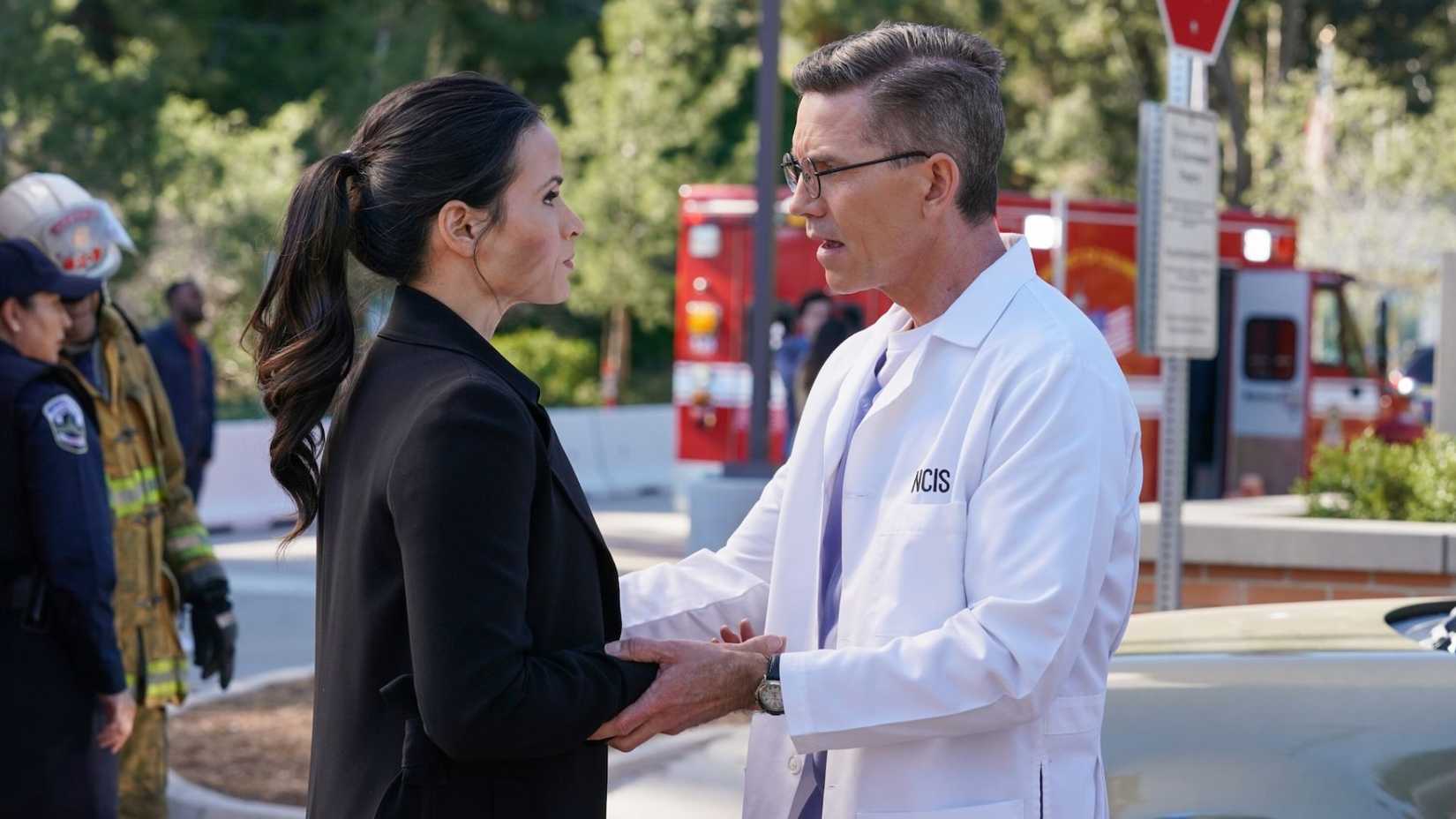 Katrina Law and Brian Dietzen in 'NCIS'