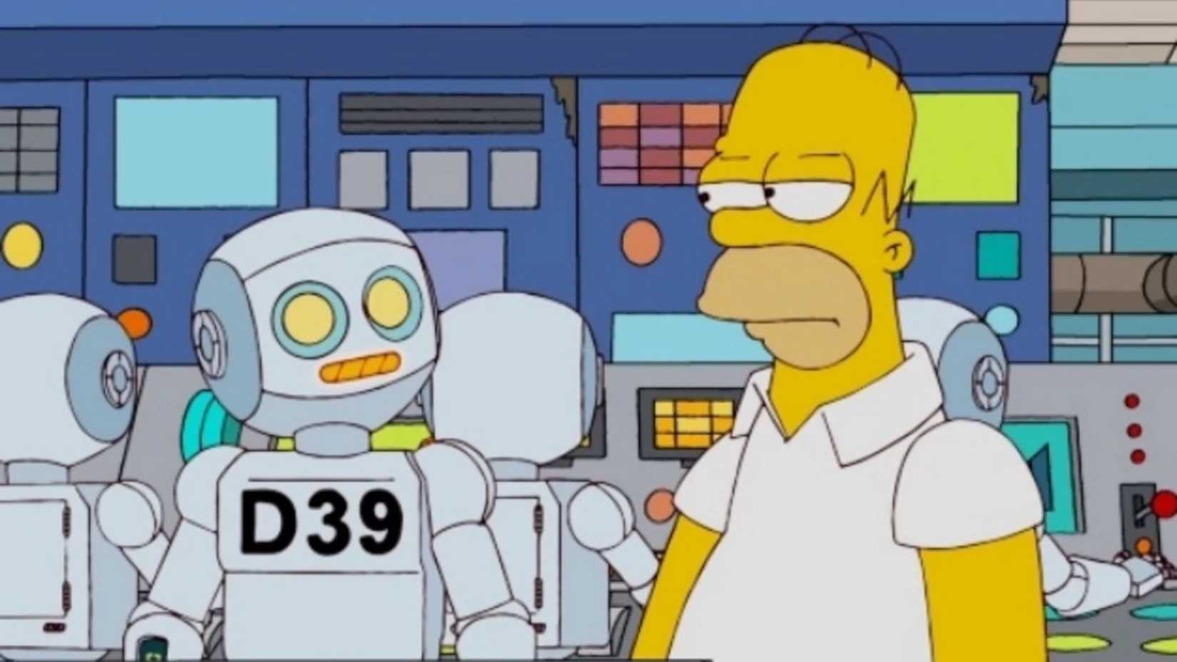 Them, Robot from The Simpsons