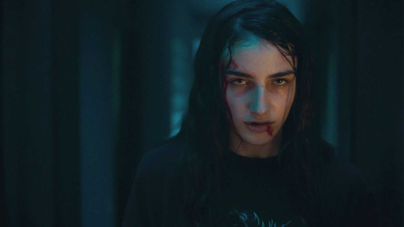 A bloodied Sandra Escacena in 2017's 'Veronica'