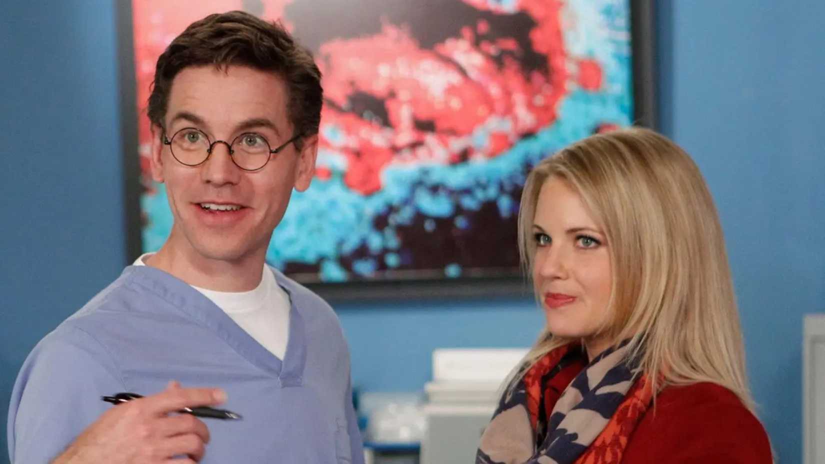 Brian Dietzen and Michelle Pierce as Jimmy and Breanna Palmer in 'NCIS'