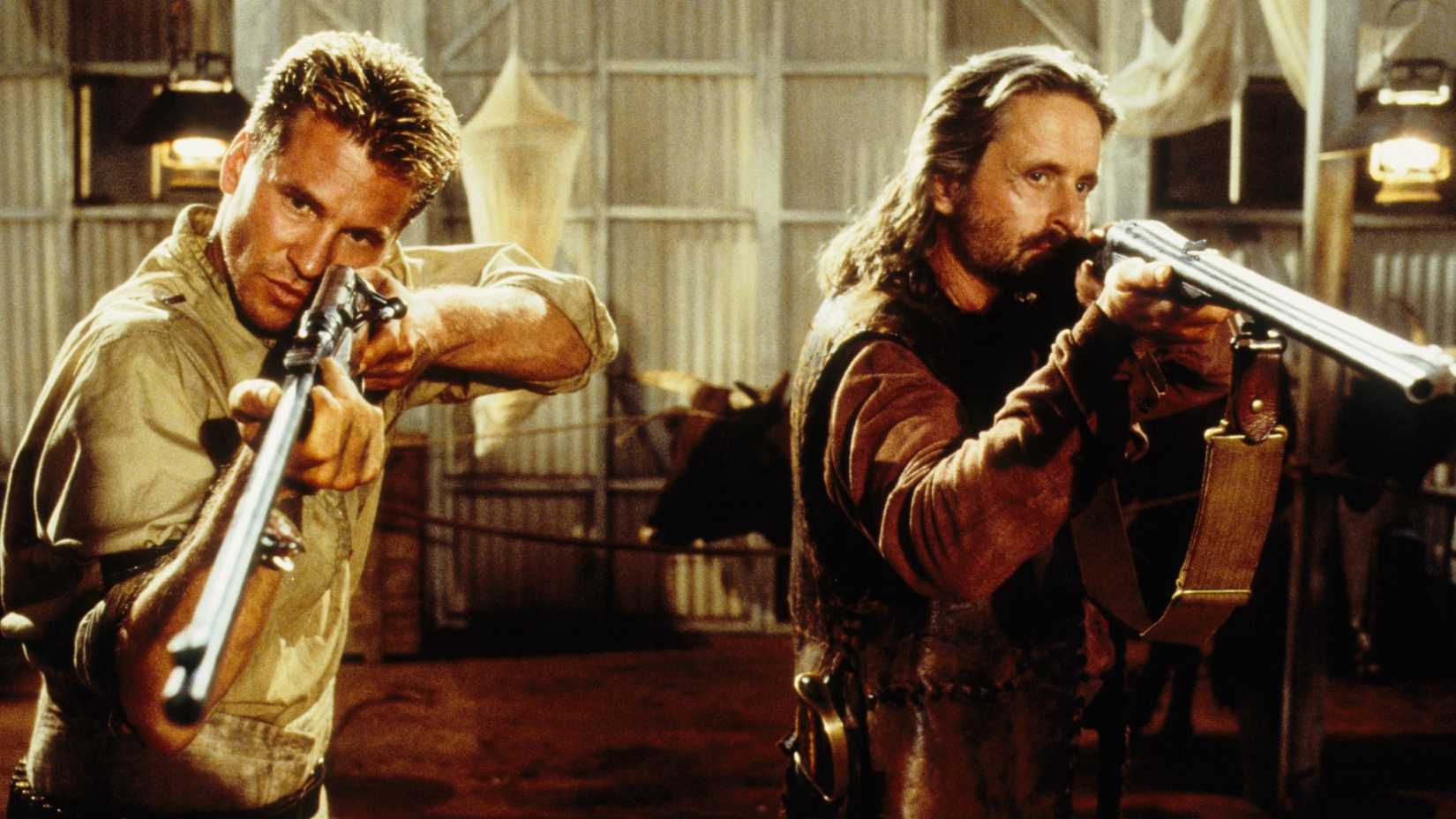 Val Kilmer & Michael Douglas in The Ghost and the Darkness