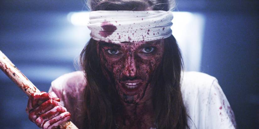 A scene from the horror movie Antisocial’ (2013)